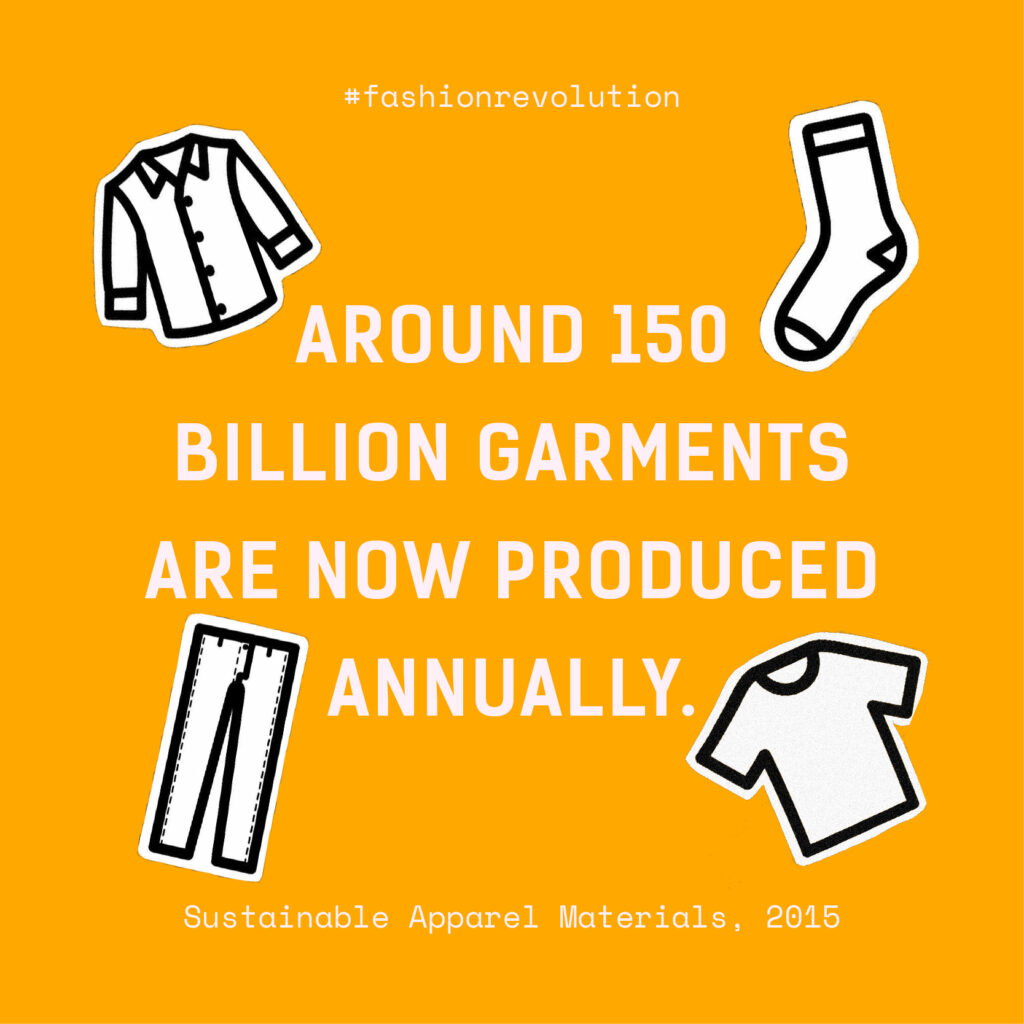 Around 150 billion garments are now produced annually