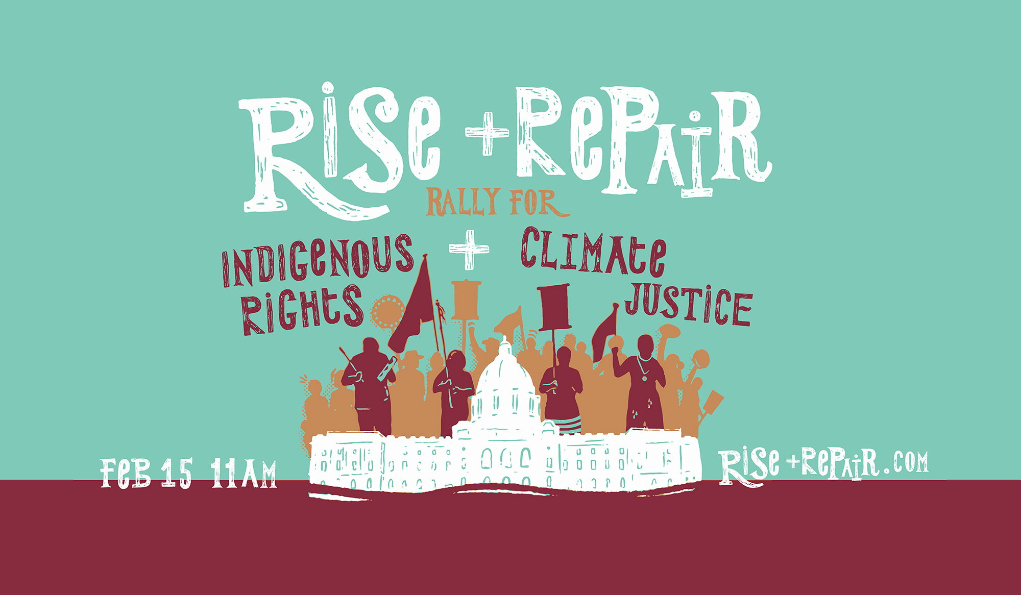 Rise And Repair Indigenous Rights and Climate Justice Rally at MN Capitol